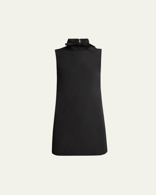 High Neck Mini Dress